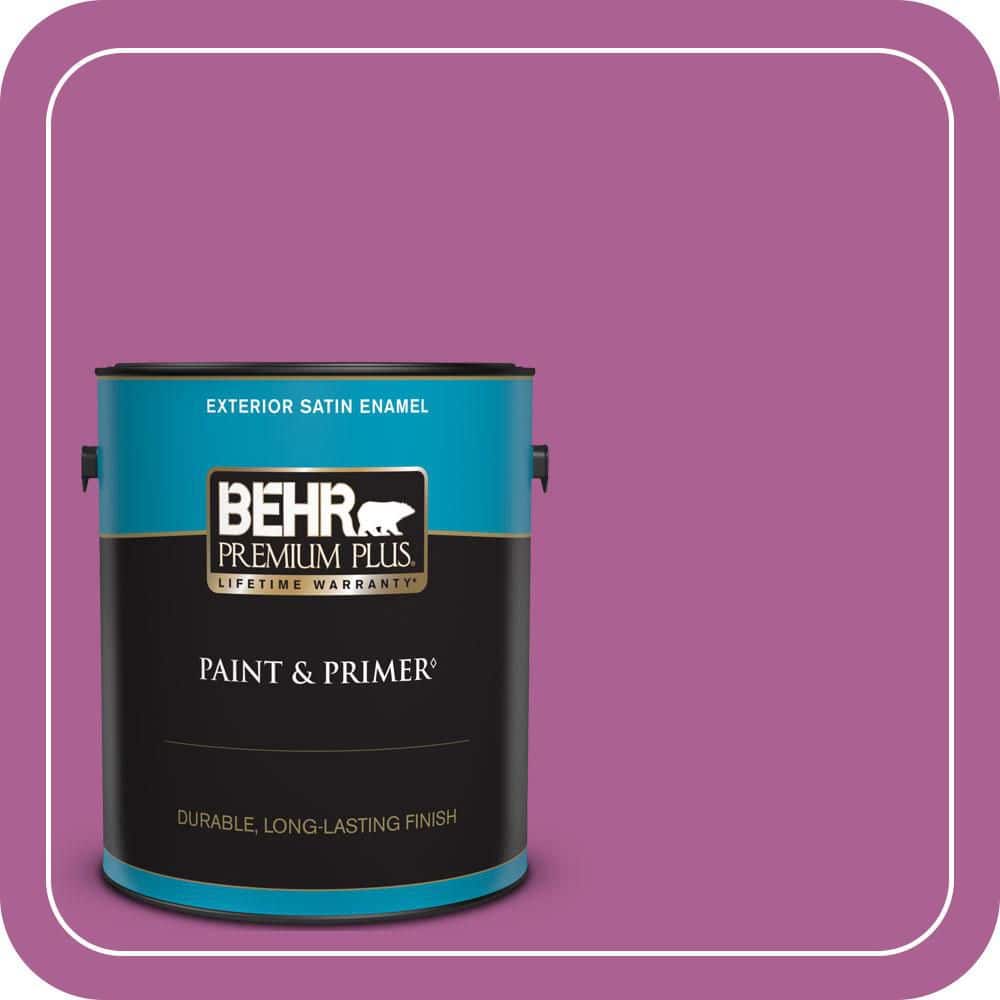 1 gal. #680B-6 Exotic Bloom Satin Enamel Exterior Paint & Primer price history on PriceWatchPro