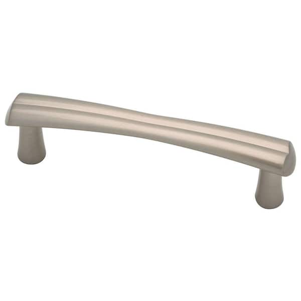 Liberty Notched 3 in. (76 mm) Satin Nickel Cabinet Drawer Bar Pull