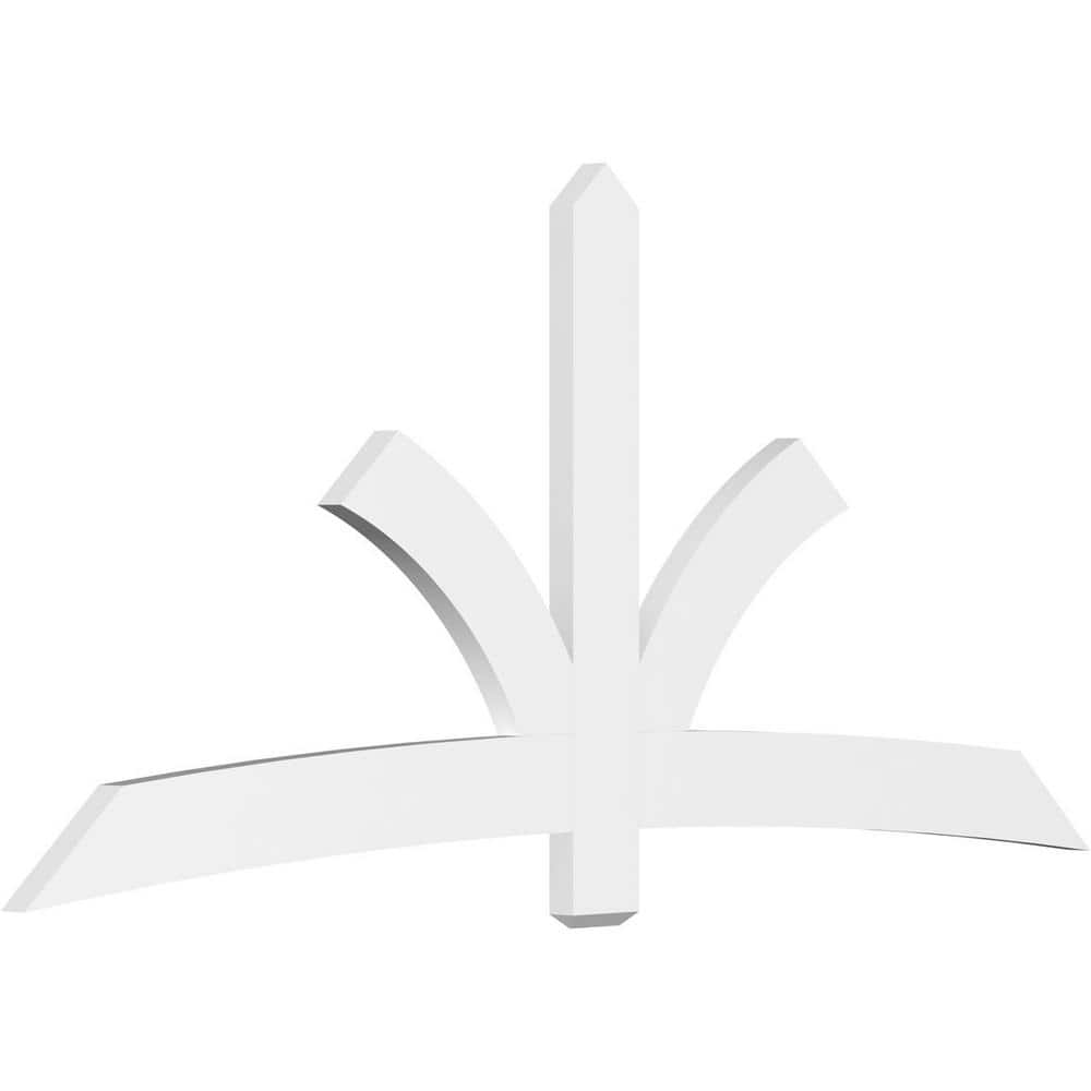 96 in. W x 44 in. H x 2 in. D x 6 in. F, 11/12 Pitch, Davenport Signature Urethane Gable Bracket, Primed Tan price history on PriceWatchPro