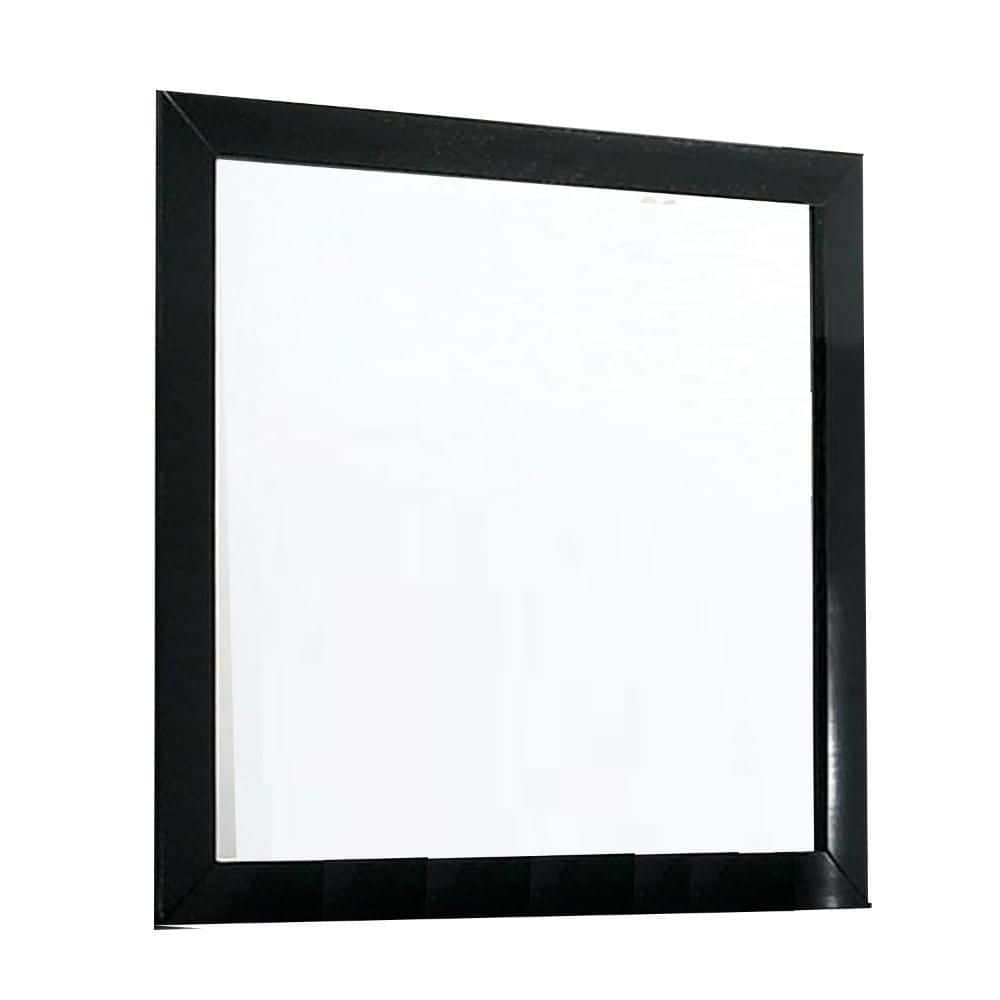 Ryla Black 38 in. W x 38 in. H Square Wood Framed Mirror price history on PriceWatchPro