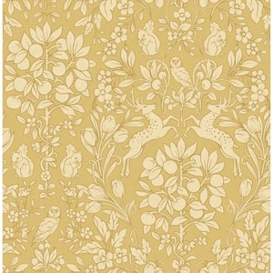 Richmond Mustard Floral Wallpaper Sample