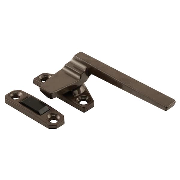 Prime-Line Right-Handed, Bronze, Casement Locking Handle with Offset Base