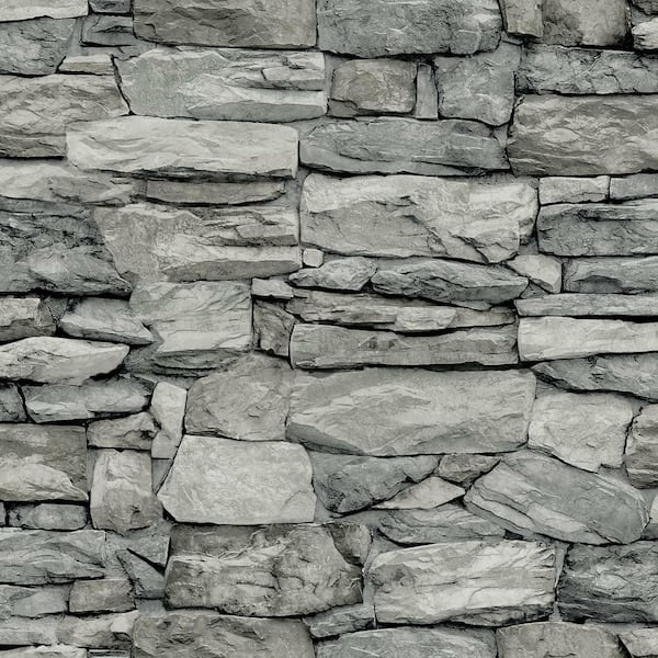RoomMates Stone Peel and Stick Wallpaper (Covers 28.18 sq. ft.)