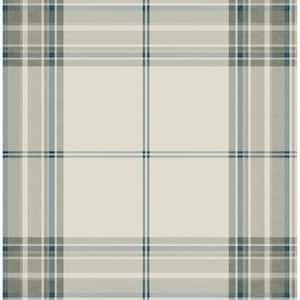 Westley Moss Green Plaid Wallpaper Sample