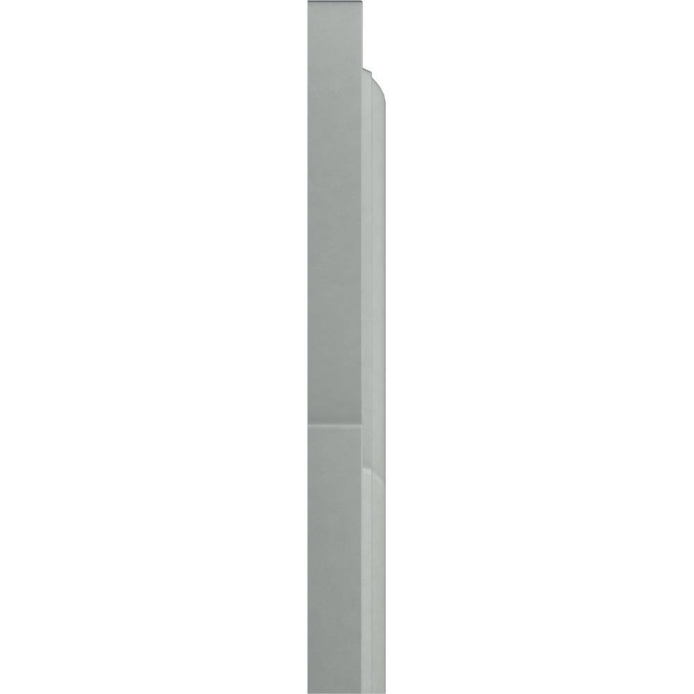 8" White Polyurethane Crown Moulding Corner