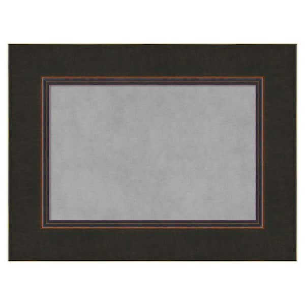 Amanti Art Milano Bronze 24 in. x 18 in Framed Magnetic Board