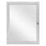 20 in. x 26 in. Recessed or Surface Mount Framed Medicine Cabinet in Gray with Mirror