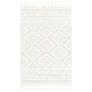 Boho Gigi Ivory 4 ft. 1 in. x 6 ft. 1 in. Area Rug