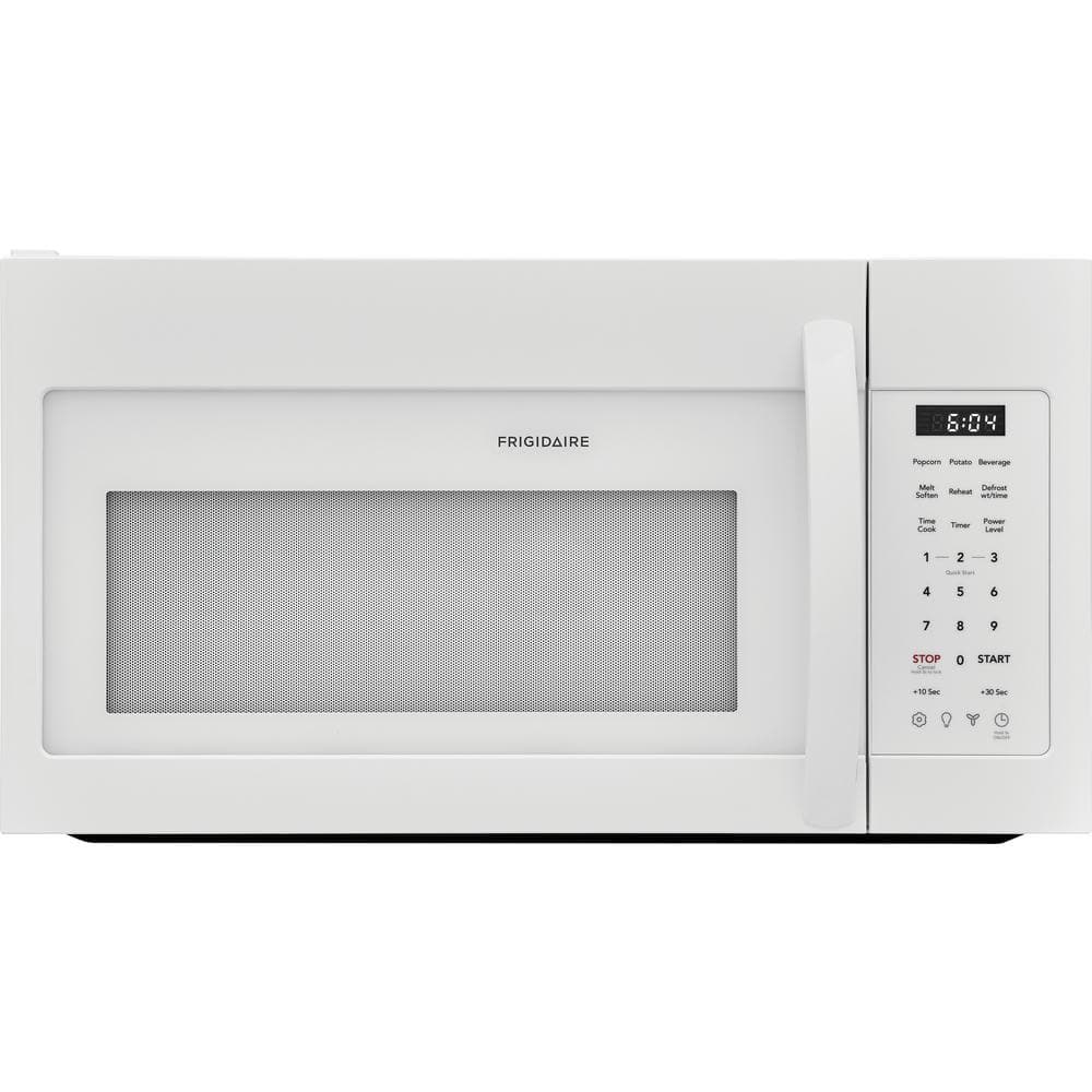 Frigidaire 30 in Width 1.8 cu. ft. 1000 Watt Over the Range Microwave with Charcoal Filter 300 CFM in White
