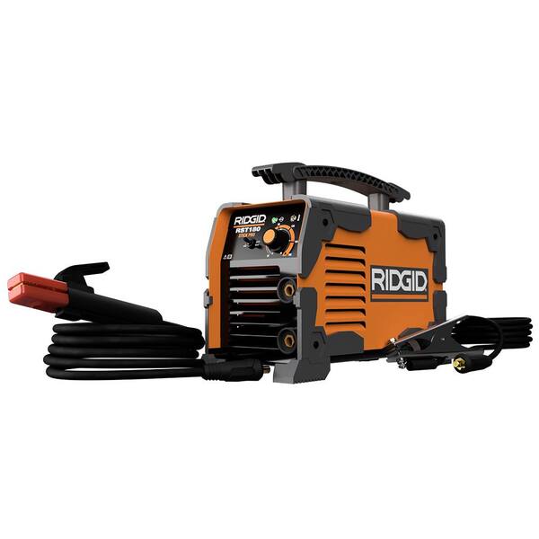 RIDGID 180 Amp, 120-Volt/240-Volt Electric, Stick/TIG Welder RST180 ...