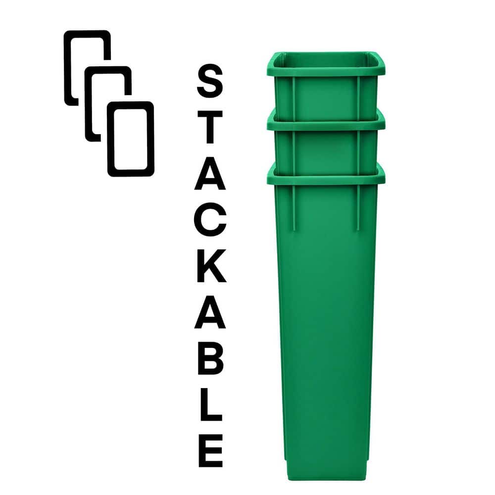 Alpine Industries 23 Gallon Plastic Recycling Bin