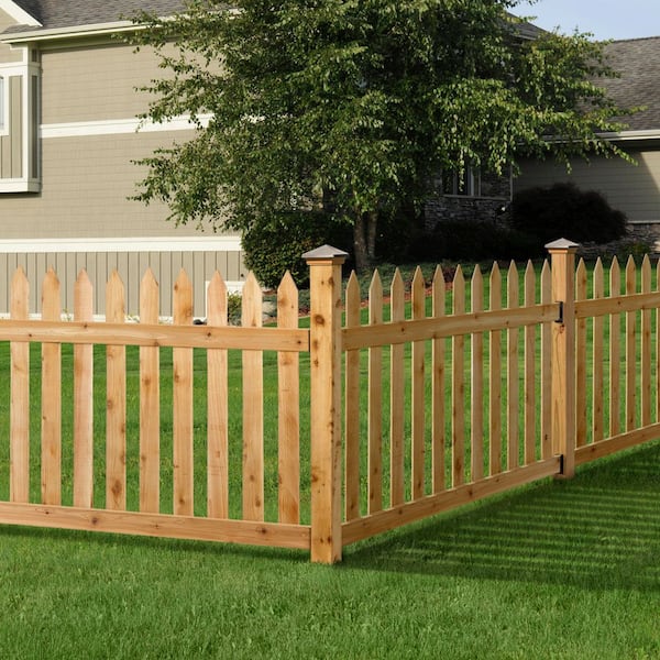 4 in. x 4 in. x 6 ft. Western Red Cedar Blank Fence Wood Post (2-Pack)