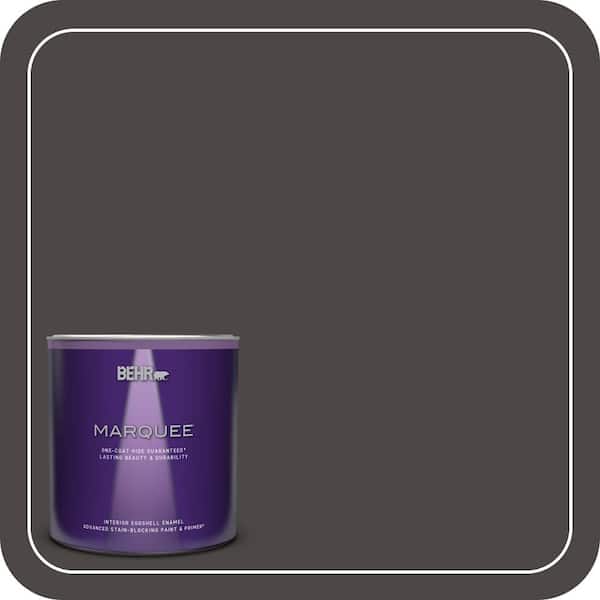 BEHR MARQUEE 1 qt. Home Decorators Collection #HDC-CL-14A Warm Onyx Eggshell Enamel Interior Paint & Primer
