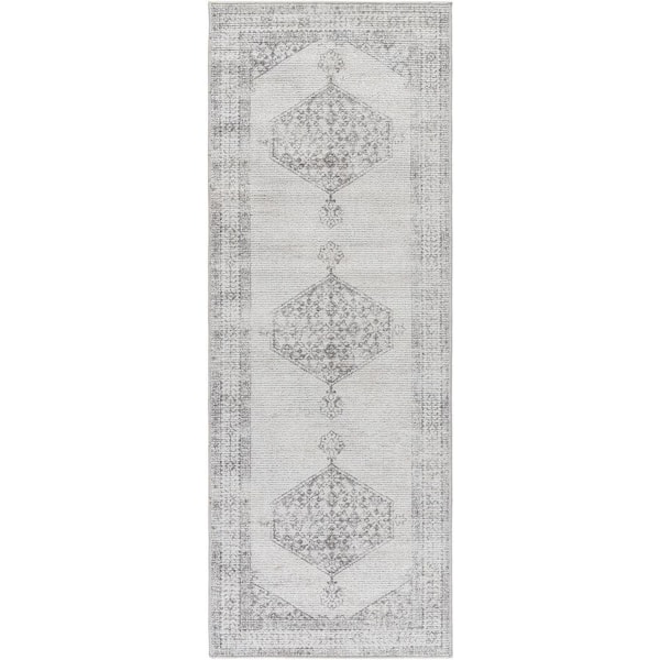 Livabliss Our PNW Home Olympic Off-White Traditional 3 ft. x 7 ft. Indoor Area Rug