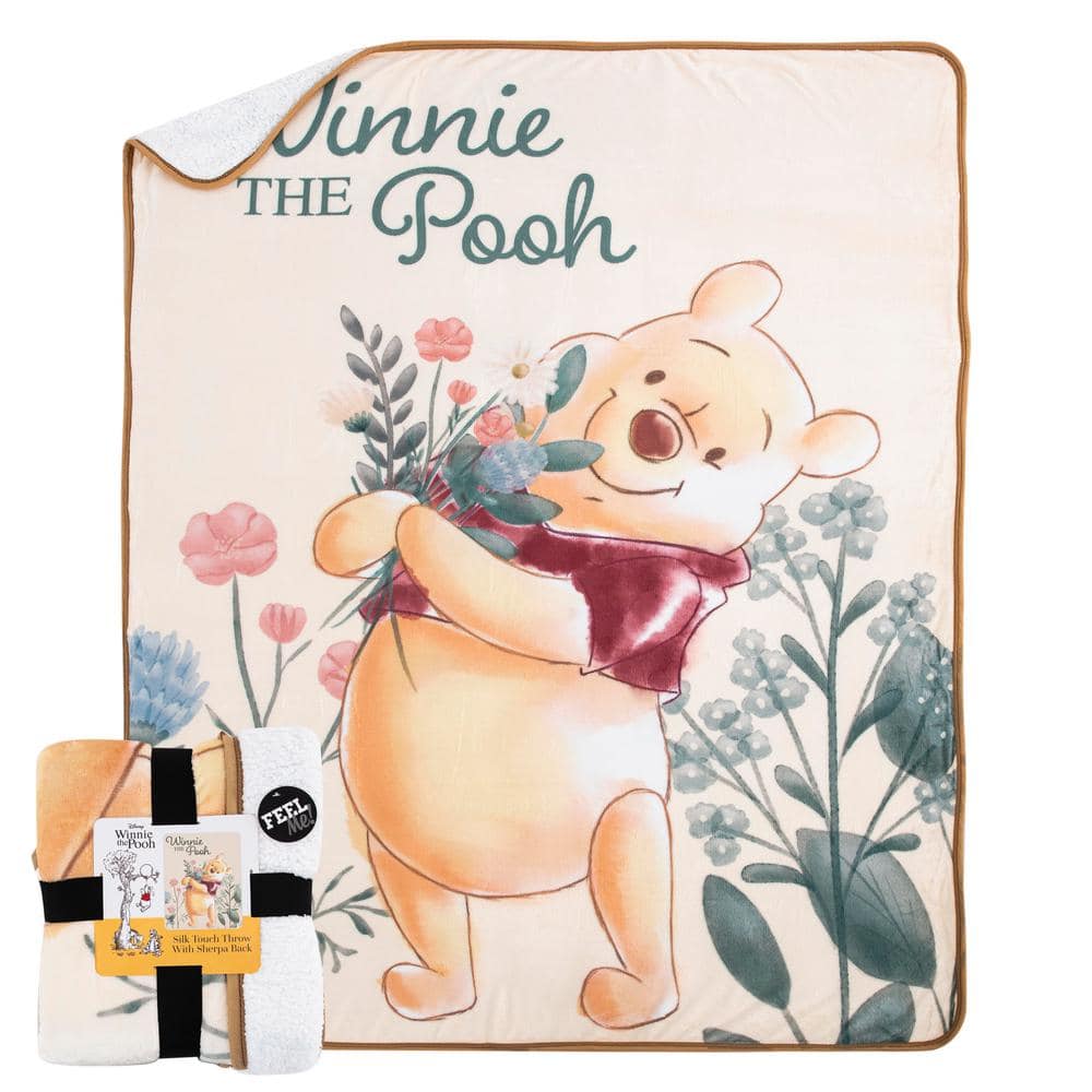 THE NORTHWEST GROUP Winnie The Pooh My Flowers, Oversized Silk