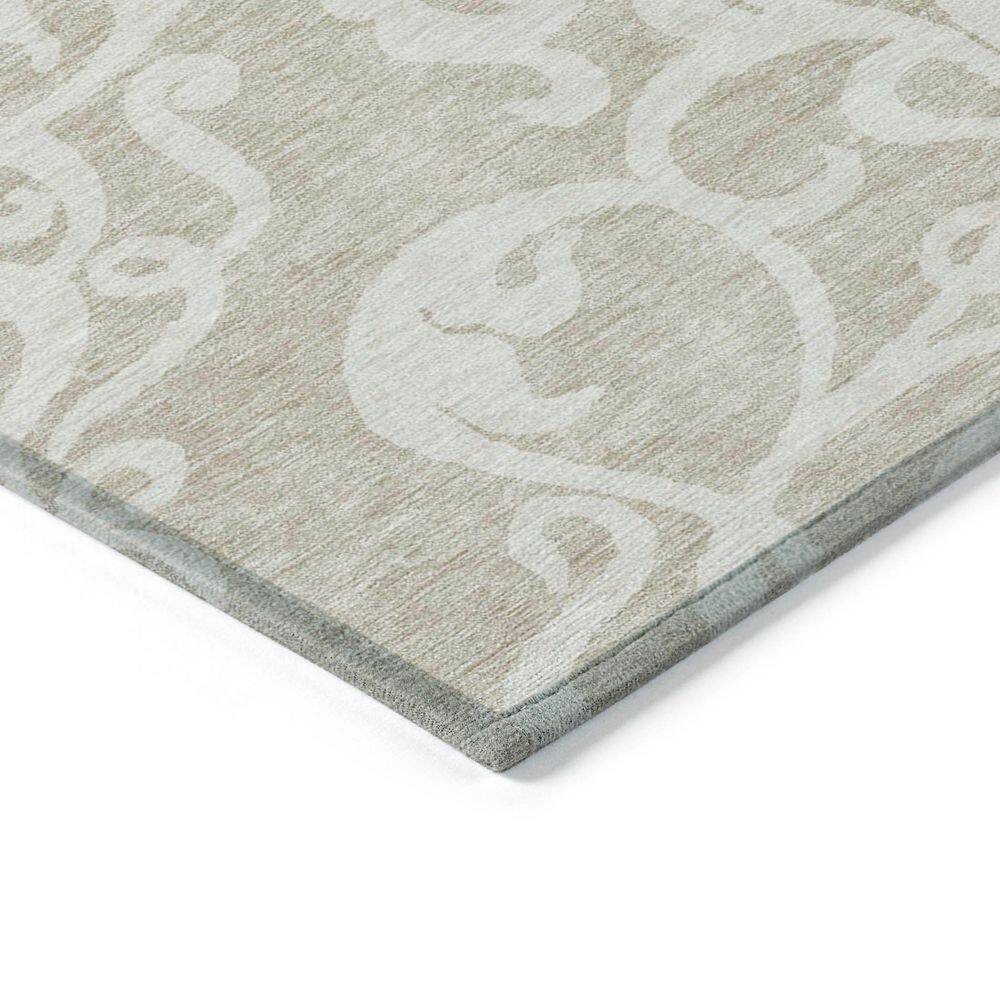 Chantille Beige Rectangular Synthetic Washable Rug 2'6" x 3'10"