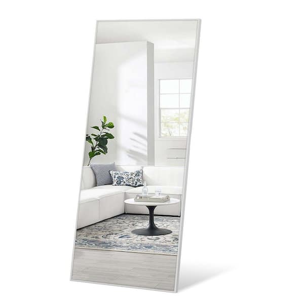 Unbranded 71 in. W x 31 in. H Large Rectangular Framed Wall Bathroom Vanity Mirror in Silver