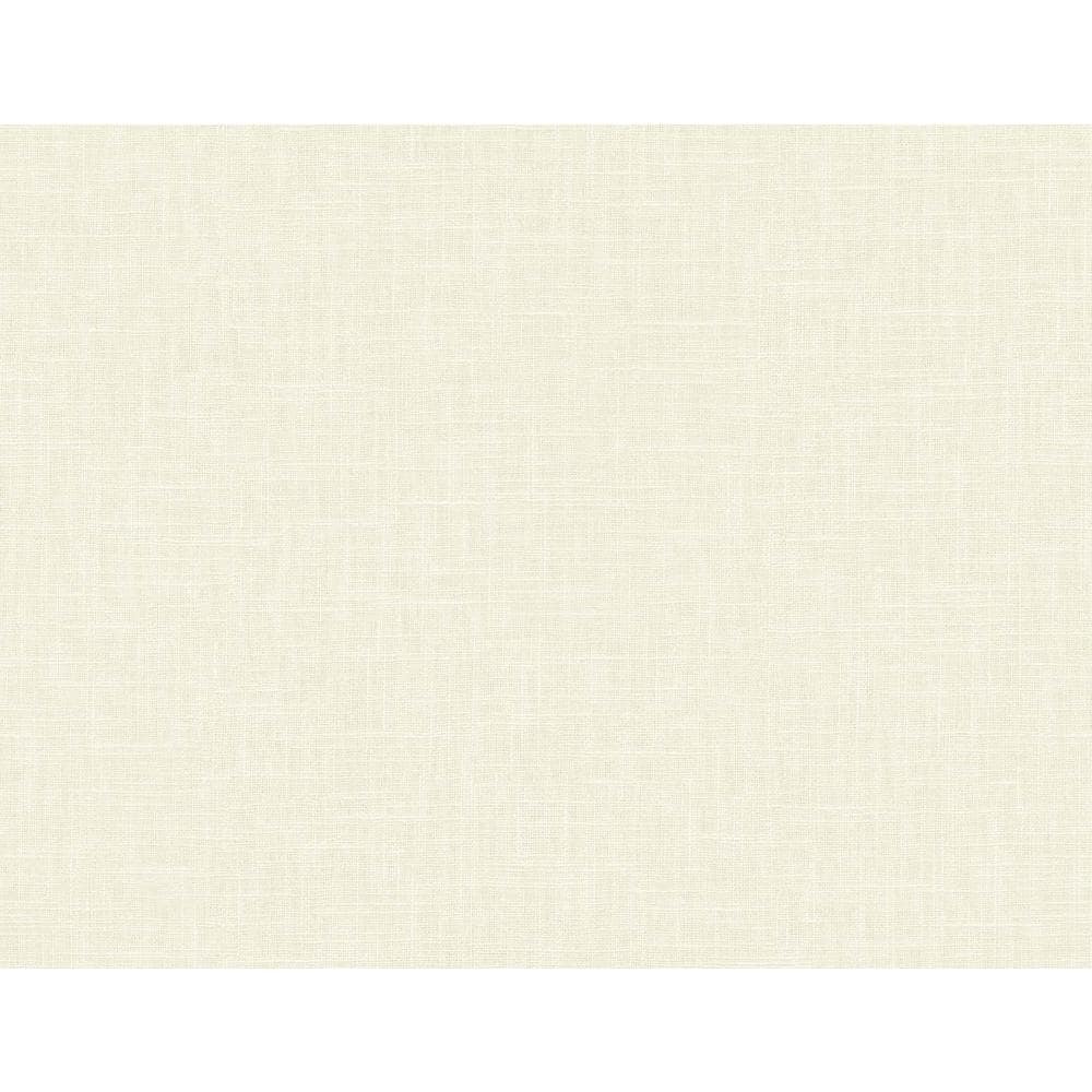 60.75 sq. ft. Buttermilk Myrna Linen Embossed Vinyl Unpasted Wallpaper Roll price history on PriceWatchPro
