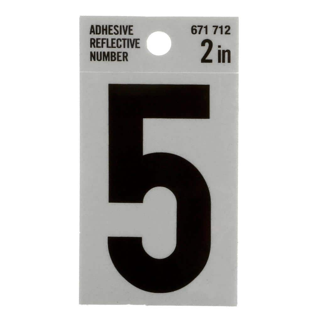 96 Pieces 8 Sets Vinyl Mailbox Numbers Sticker Reflective Mailbox Numbers  for Outside Waterproof Address Sign for Home car Numbers 0-9 (Black in