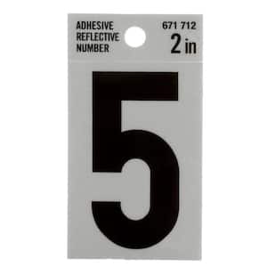 Everbilt 2 in. Self-Adhesive Mylar Number Set 39142 - The Home Depot