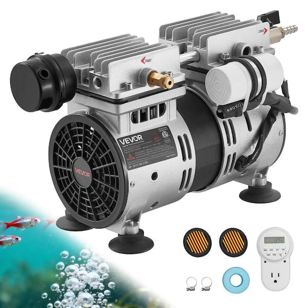Pond Aerator, 5. 2CFM 3/4 HP Air Compressor, 550W Powerful Motor, Lake Aerator for Ponds up to 3 Acres