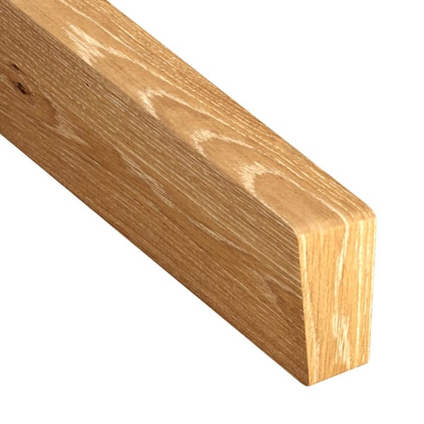 Kentsea Oak 1.85 in. T x 0.75 in. W x 14.75 in. L Stair Tread Return Hardwood Trim