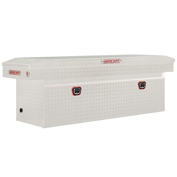 72 in. Diamond Plate Aluminum Full Size Deep Crossover Truck Tool Box