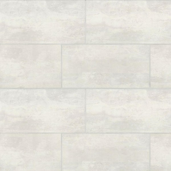 Bedrosians Simply Modern 12 in. x 24 in. Honed Creme Porcelain Tile (15.75 sq. ft./Case)