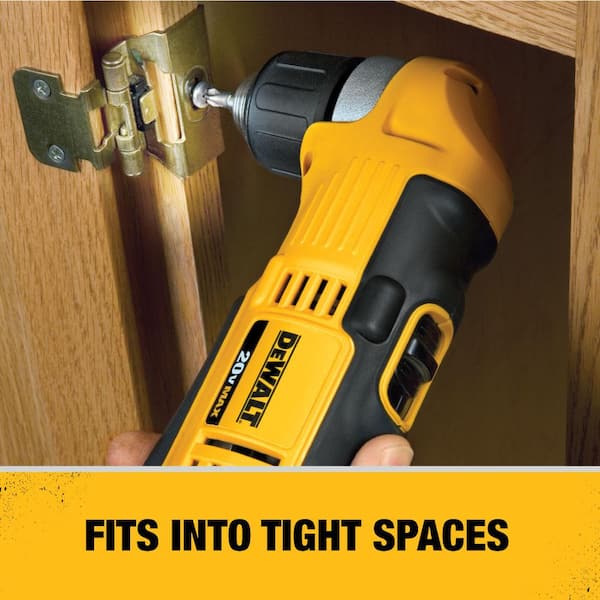 DEWALT 20V MAX Cordless 3/8 in. Right Angle Drill/Driver and (1) 20V 3.0Ah  Battery and Charger DCB230CW740B - The Home Depot