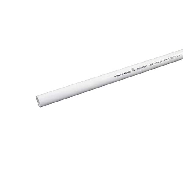 IPEX 1 in. x 10 ft. White PVC Schedule 40 Potable Pressure Water Pipe