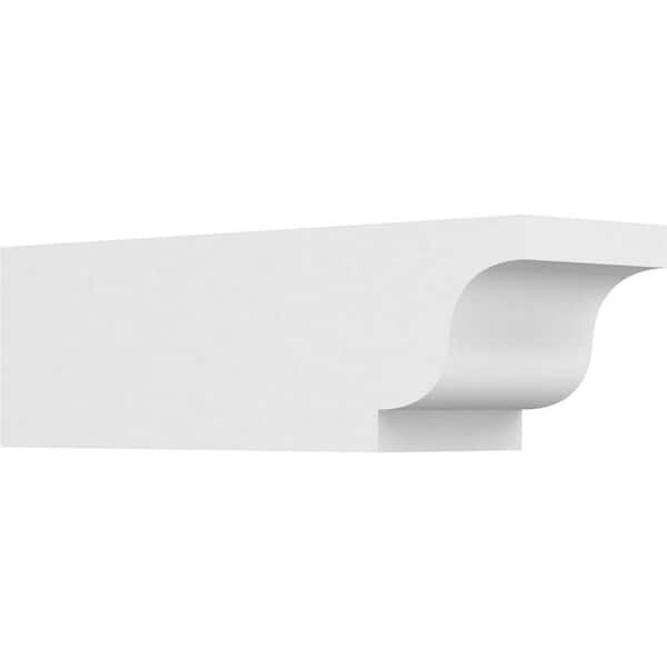 Ekena Millwork 6 in. x 6 in. x 20 in. Standard Newport Architectural Grade PVC Rafter Tail Brace