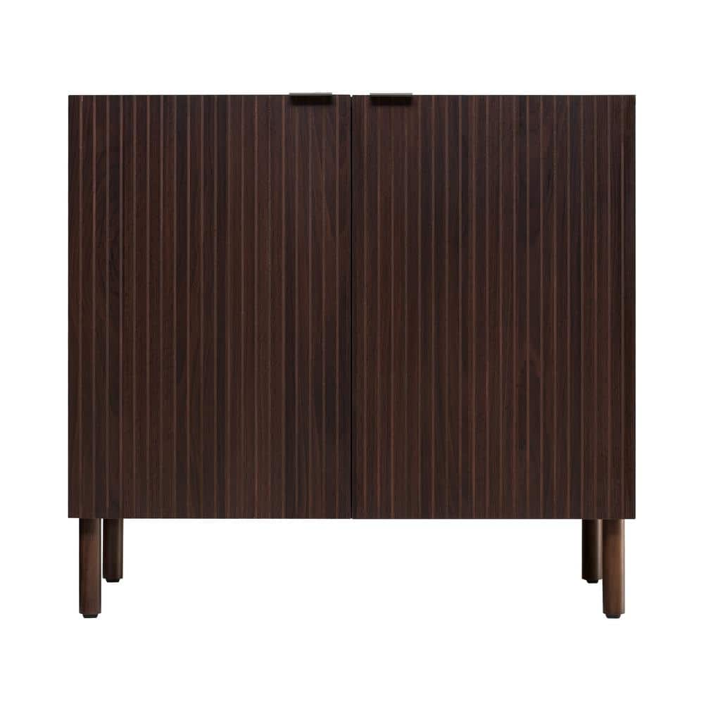 Sango Merk Walnut 2-Door Cabinet 7237WL581ACS63 - The Home Depot