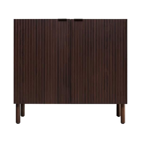Sango Merk Walnut 2-Door Cabinet
