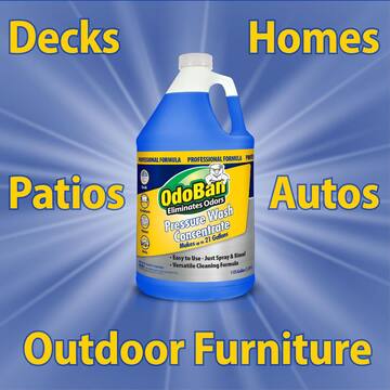 1 Gal. Pressure Wash Concentrate, Pro Pressure Washer Soap/Detergent for Siding, Driveway and Concrete Cleaning (2-Pack)