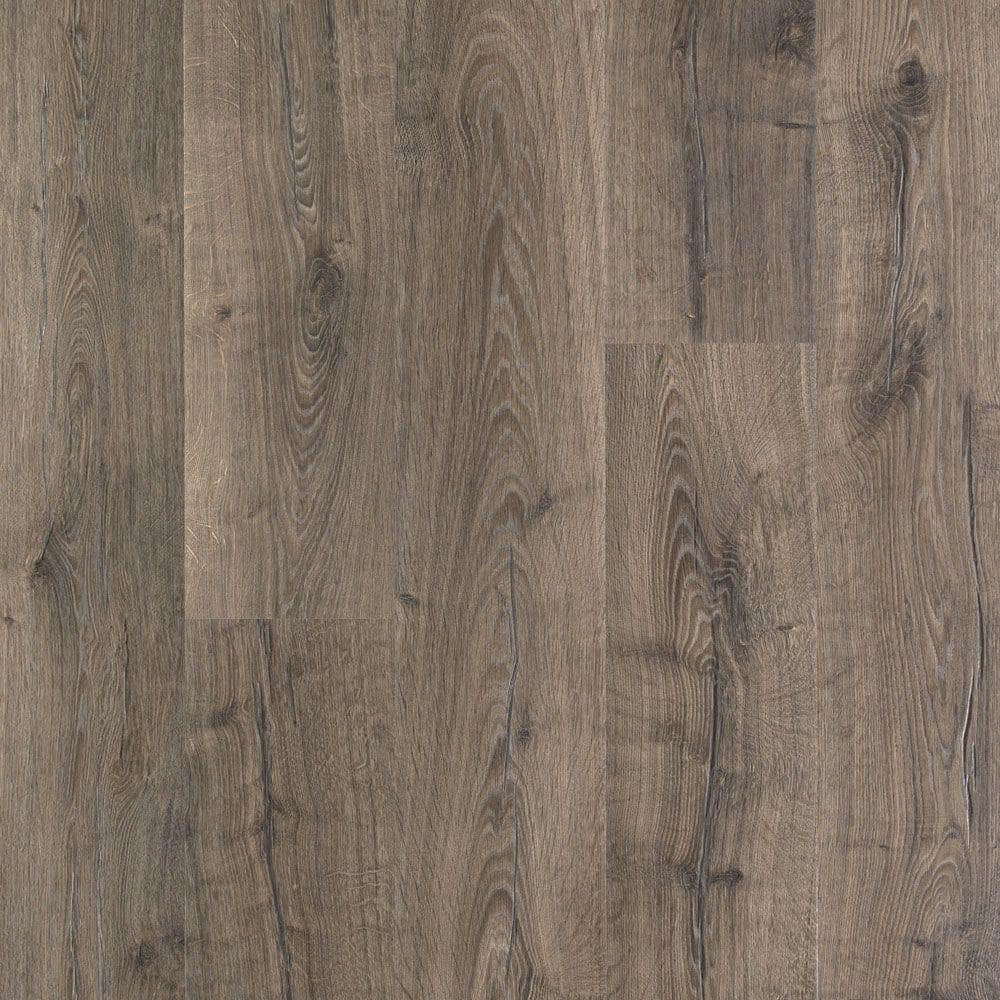 Outlast+ Vintage Pewter Oak 12 mm T x 7.4 in. W Waterproof Laminate Wood Flooring (19.6 sqft/case) -  Pergo, LF000848