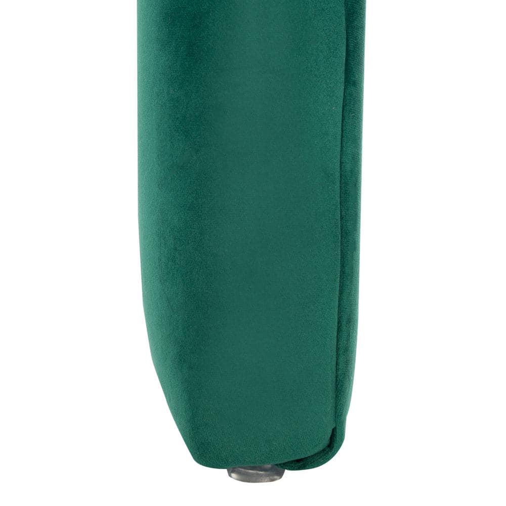 Tenko Luxe Emerald Velvet Modern Glam Accent Bench