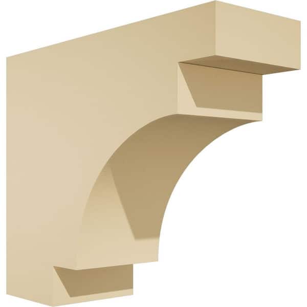Ekena Millwork Standard Mediterranean 4 in. W x 10 in. H x 12 in. D Polyurethane Rafter Tail Outlooker