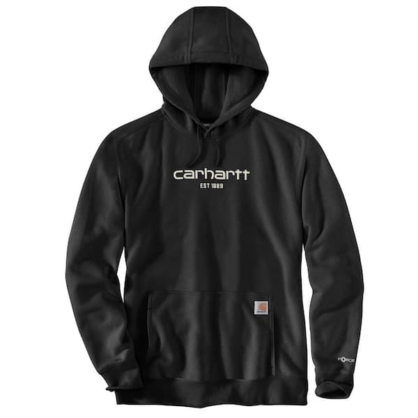 Carhartt Rain Defender Loose Fit Fleece-Lined Logo Graphic Full Zip Hoodie  Men's