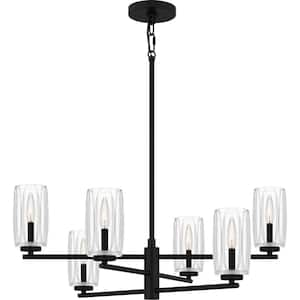 Cunningham 6-Light Matte Black Chandelier