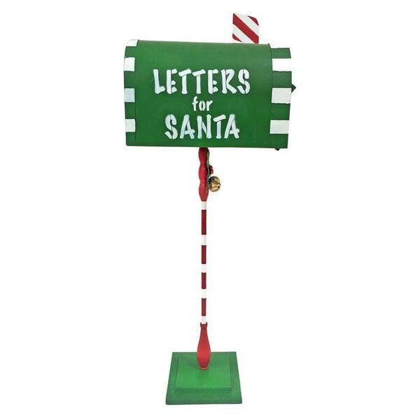 Holiday Living 40-in Mailbox Free Standing Decoration with White