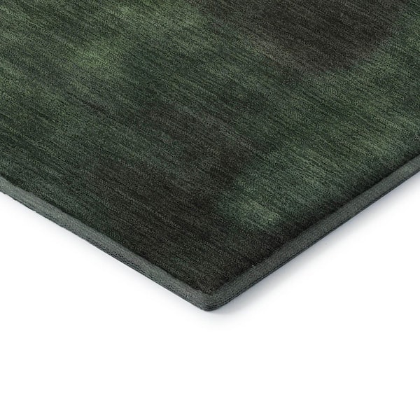 Mayfield Premium Machine Washable Abstract AMF2157 Brown 9 ft. x 12 ft. Area Rug