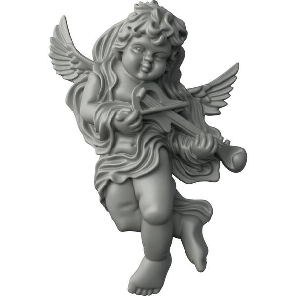Ekena Millwork 4 in. x 9-1/4 in. x 13-3/8 in. Polyurethane Classic Angel Right Onlay