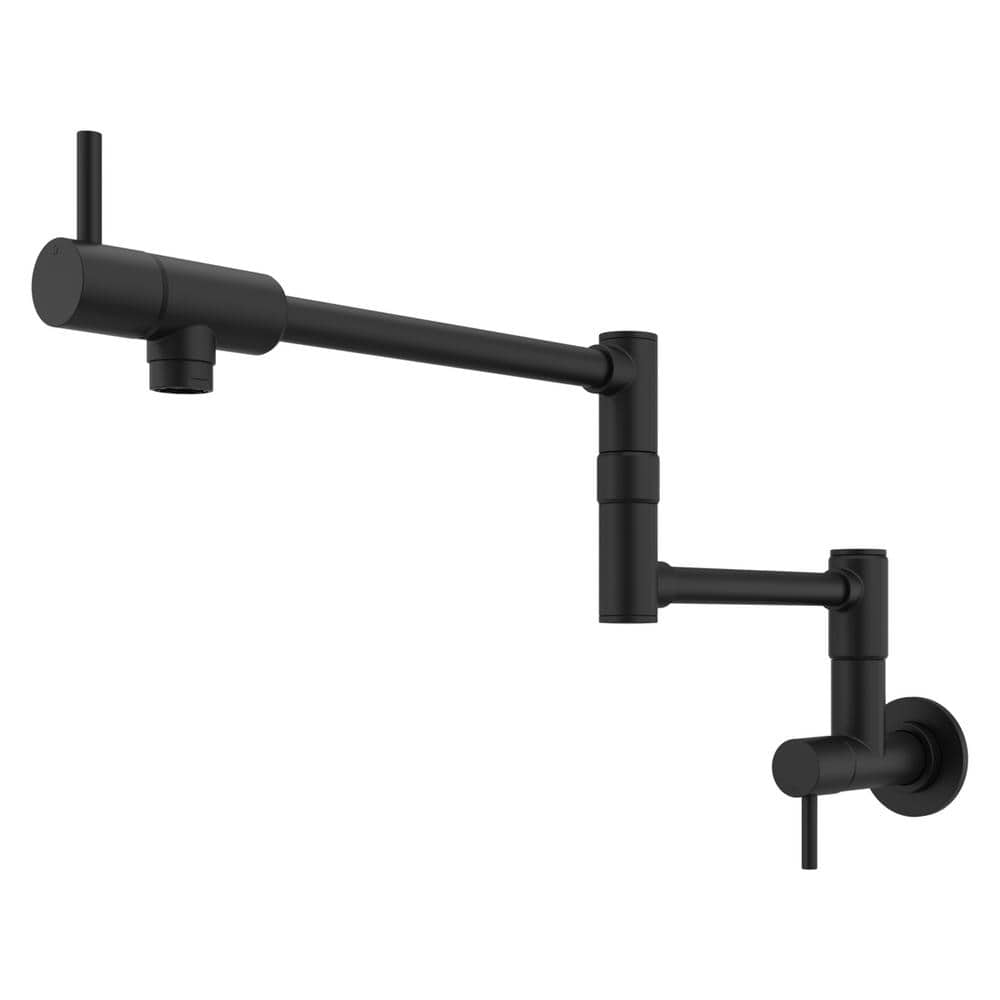 Pfister Lita Wall Mounted Potfiller in Matte Black GT533-PFB - The