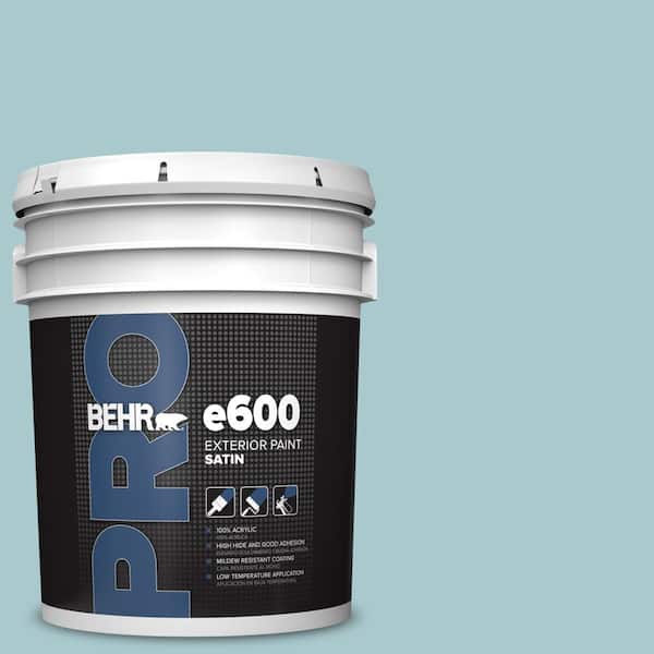 BEHR PRO 5 gal. #PMD-95 Coastal Surf Satin Exterior Paint
