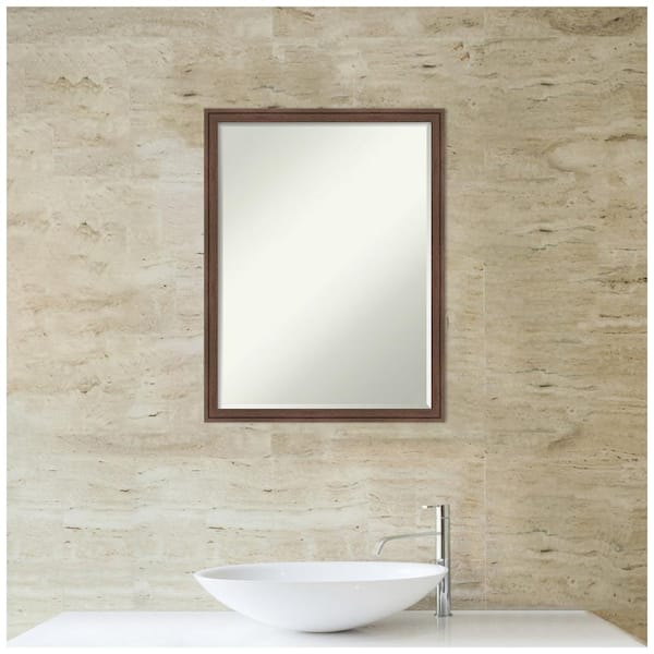 Amanti Art Florence Medium Brown 19.75 in. x 25.75 in. Petite 