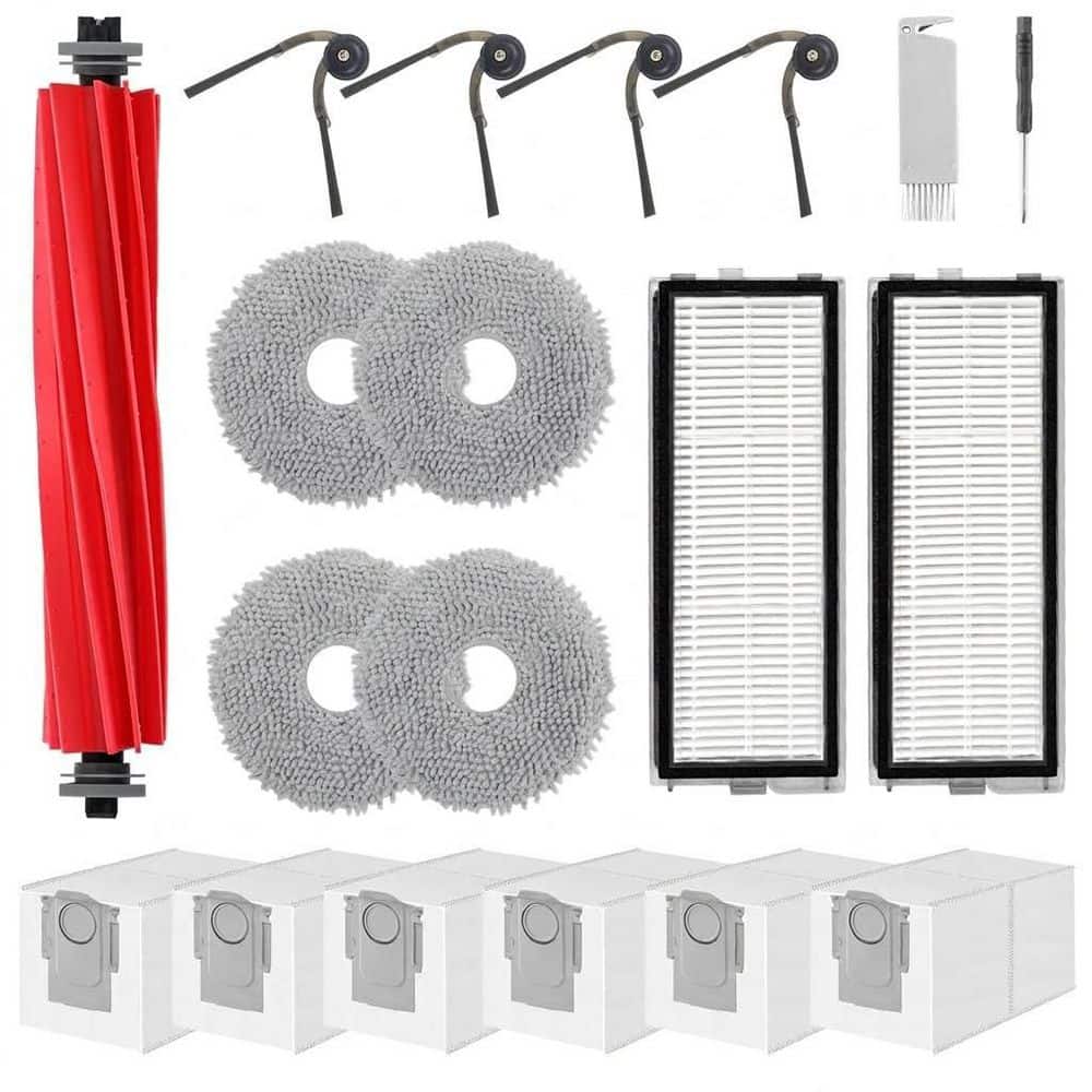 Cleaning & Janitorial Replacement Kit for Robot Vacuum 1 Main Brush 4 Mop Cloths 2 Filters 4 Side Brushes 6 Dust Bags price history on PriceWatchPro