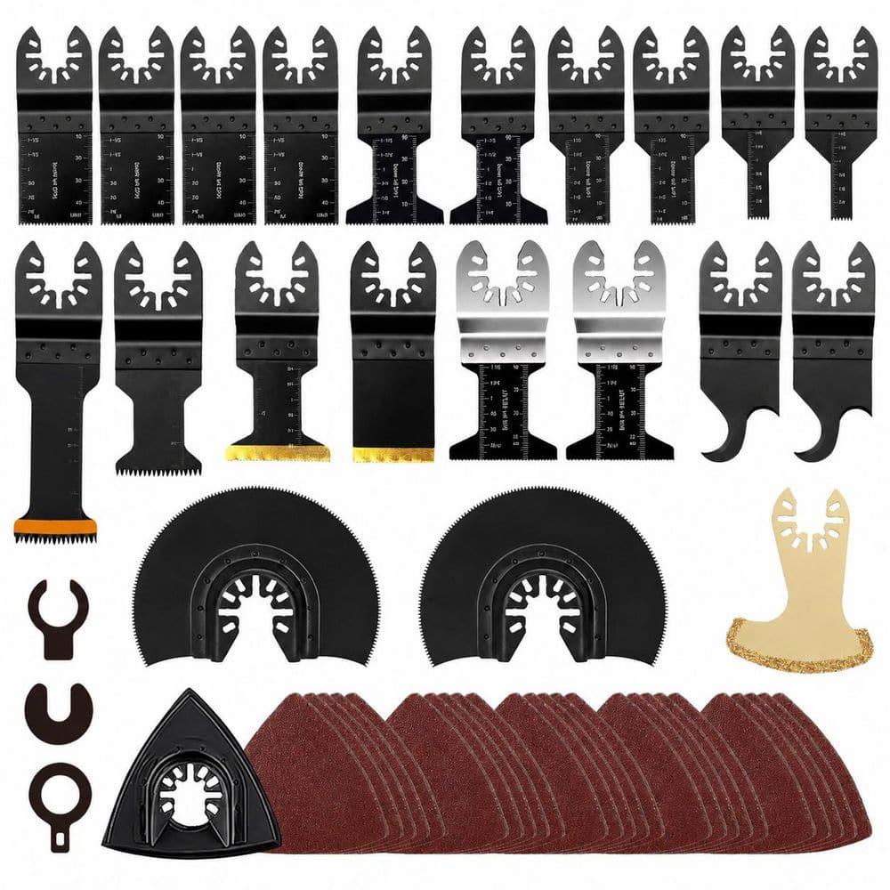 50-Piece High-Carbon Steel Bi-Metal Oscillating Tool Blades Kit with Universal Quick-Release for Multi-Material(50-Pack) price history on PriceWatchPro