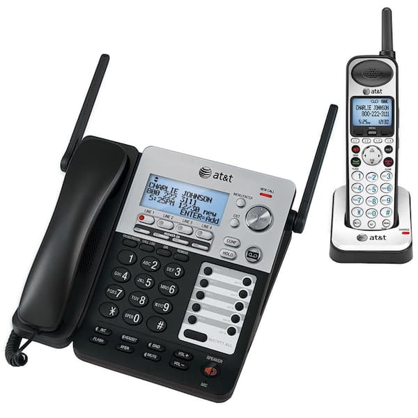 AT&T SynJ 4-Line DECT 6.0 Corded/Cordless Small Business System