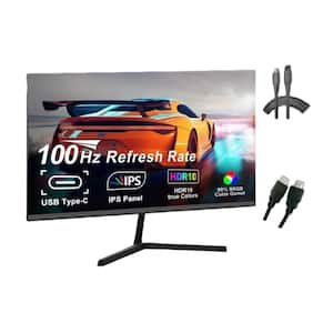 27 in. Computer Monitor 100Hz IPS USB Type-C FHD 1080P HDR10 Built-in Speakers HDMI DP Game RTS/FPS Tilt Adjustable