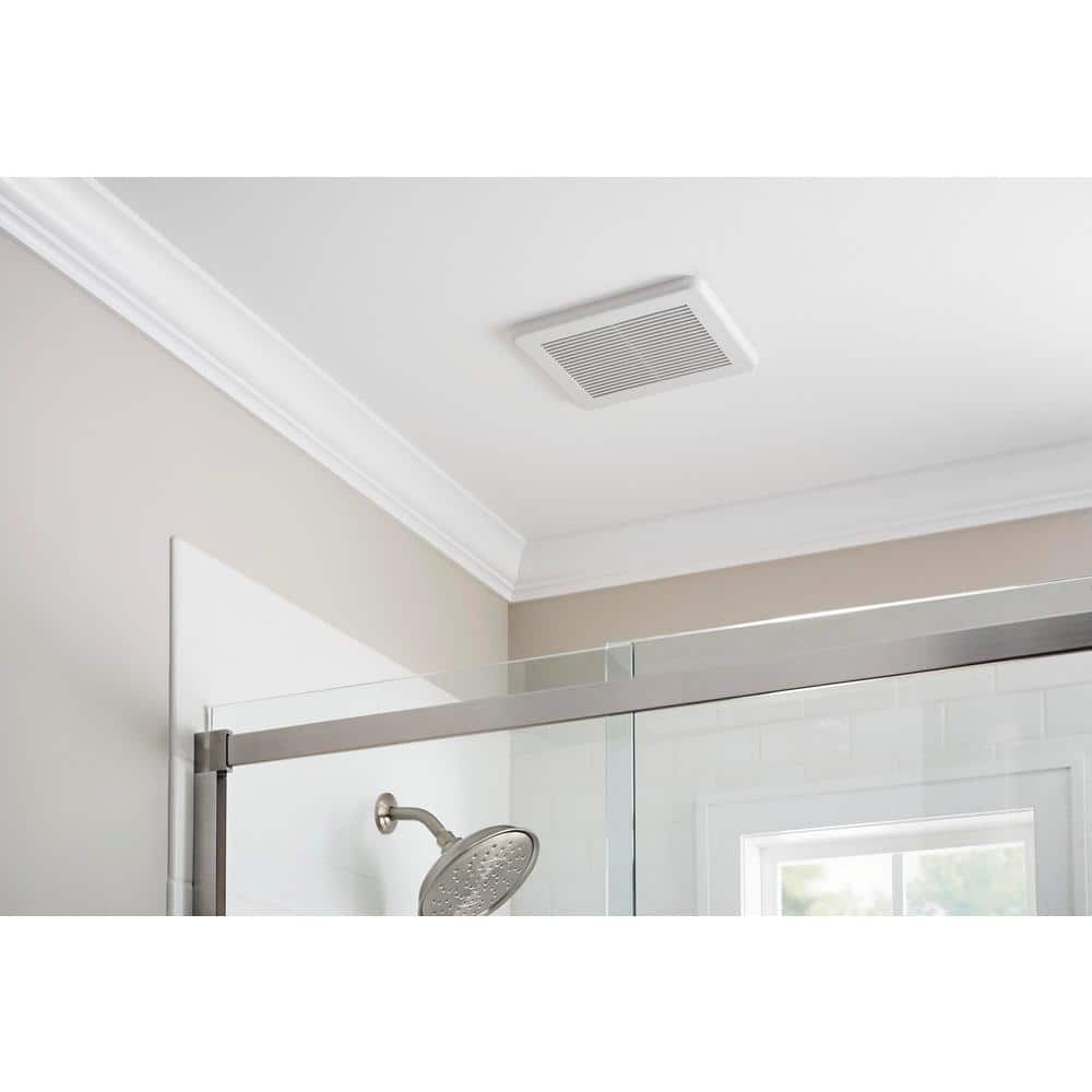 White Energy Star Ceiling and Wall Mount Exhaust Fan